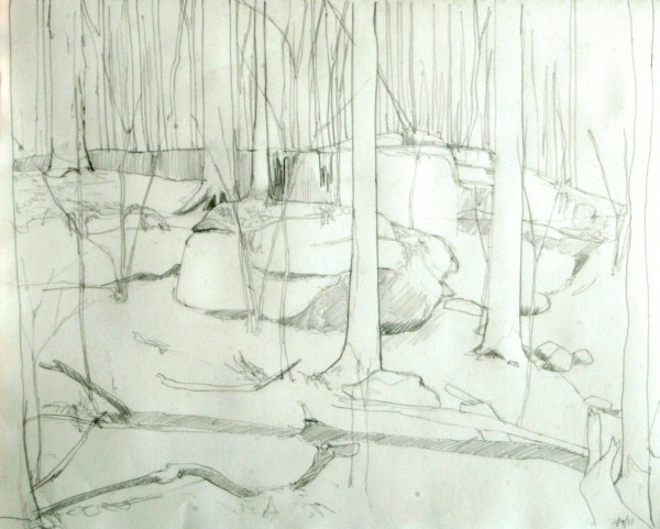 moss cliffs sketch 2