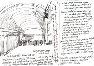 sketch of Paddington Station