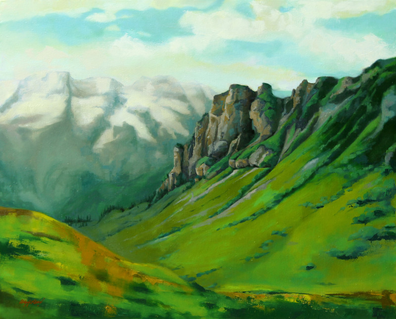 Green Tal, 2015, oil on canvas