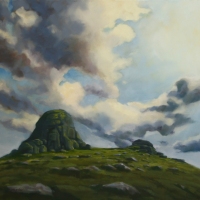 Hay Tor 2015 oil 24 x 24 in AVAILABLE