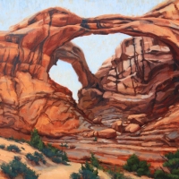 Double Arch  2021 oil on canvas  SOLD