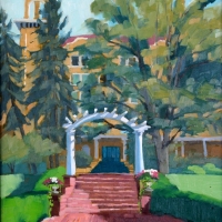 Arched Path 2019 11 x 14 in. SOLD