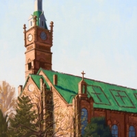 St. Jo’s  2020 oil on panel  20 x 16 in. AVAILABLE